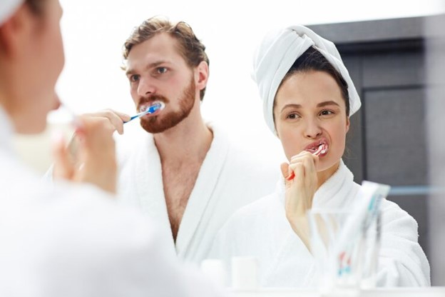 Maintaining a thorough oral hygiene routine