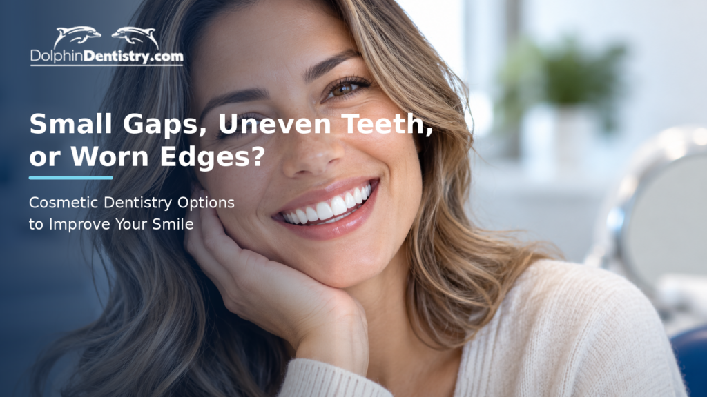 Cosmetic dentistry in Ottawa for small gaps, uneven teeth and worn edges