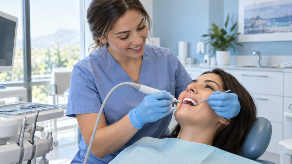 Professional dental cleaning for bleeding gums treatment in Ottawa